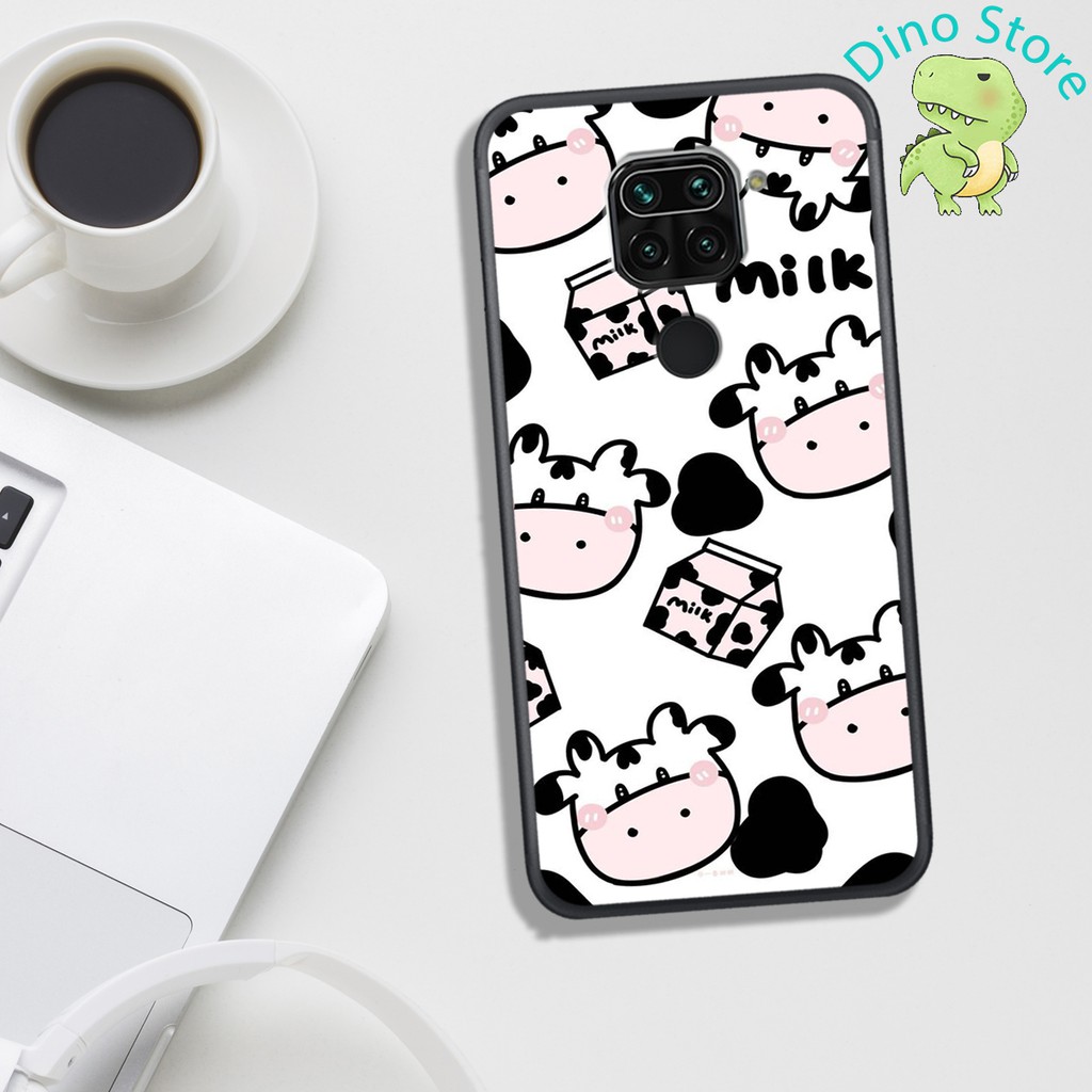 ỐP LƯNG XIAOMI REDMI NOTE 9/REMI NOTE 9S, IN HÌNH CHÚ BÒ SỮA CUTE.