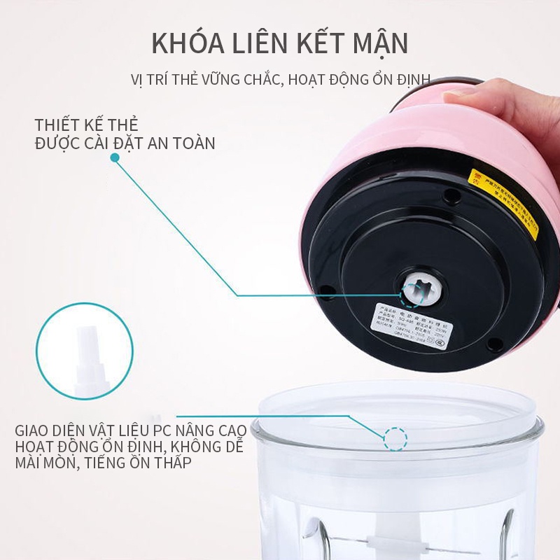 Máy Xay Đá Viên, Máy xay thịt,Xay Thịt, Xay Sinh Tố, Rau Củ Đa Năng OSAKA Nắp Nâu 0.6L-RS682