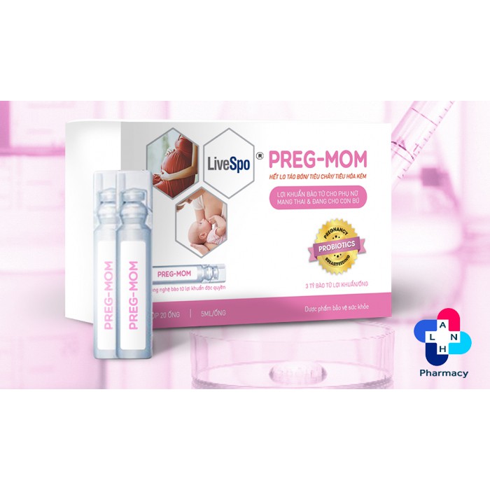 PREGMOM - Bào tử lợi khuẩn cho MẸ và BÉ.