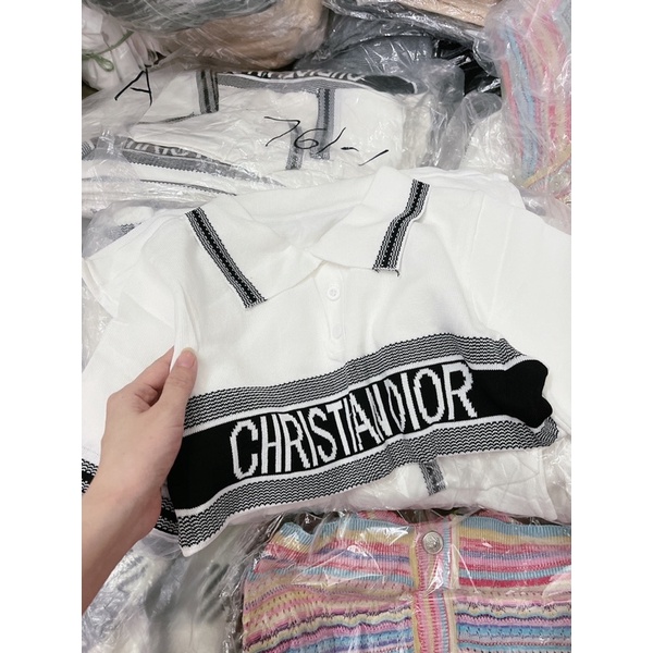 BÁN SỈ ÁO LEN MONGTOGHI TRẮNG CỔ BẺ ĐI Ô CHO NỮ | BigBuy360 - bigbuy360.vn