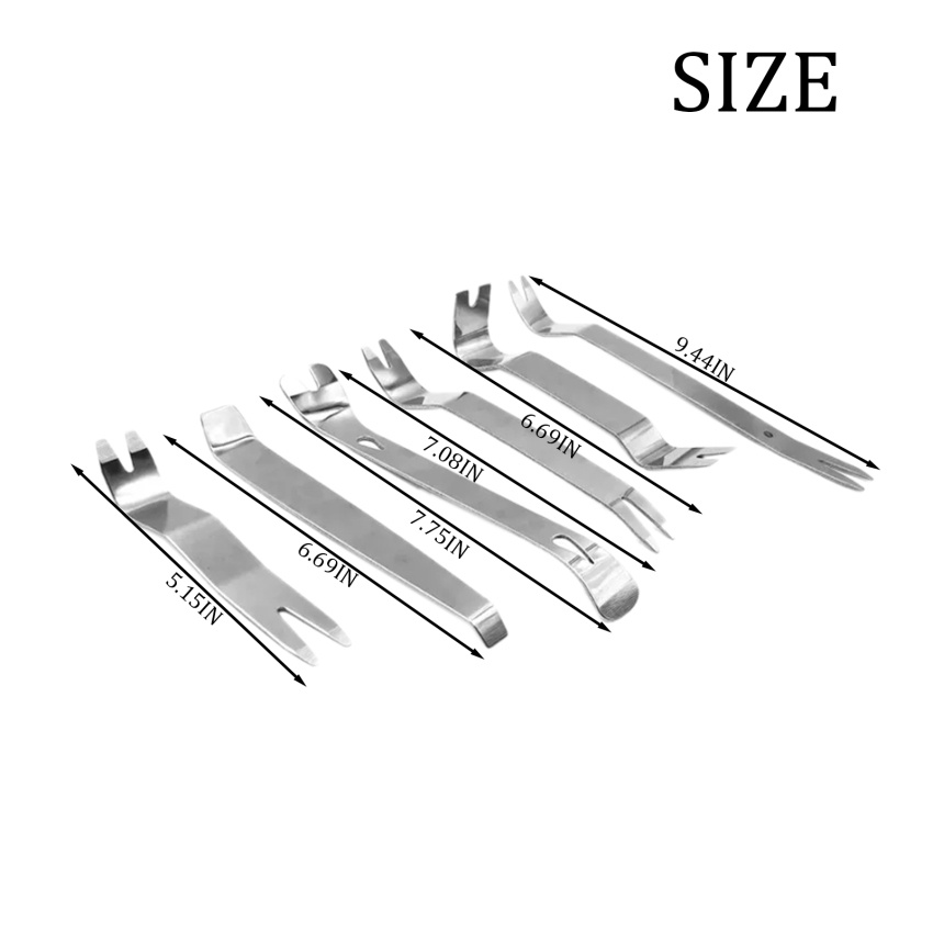 Set 6 Dụng Cụ Tháo Gỡ Bảng Điều Khiển Âm Thanh Xe Ô Tô