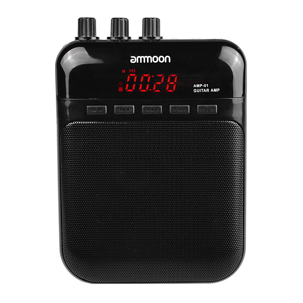 Loa ghi âm tích hợp đàn ghi ta chuyên dụng T & T ammoon AMP -01 5W + Dây cáp USB