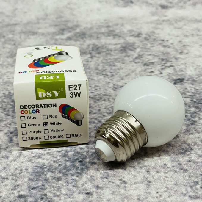 Bóng Đèn Búp Chanh 3w ngoài trời, Bóng Led Chanh 3w giá tốt, Bóng Chanh led trang trí trong nhà sân vườn 3w