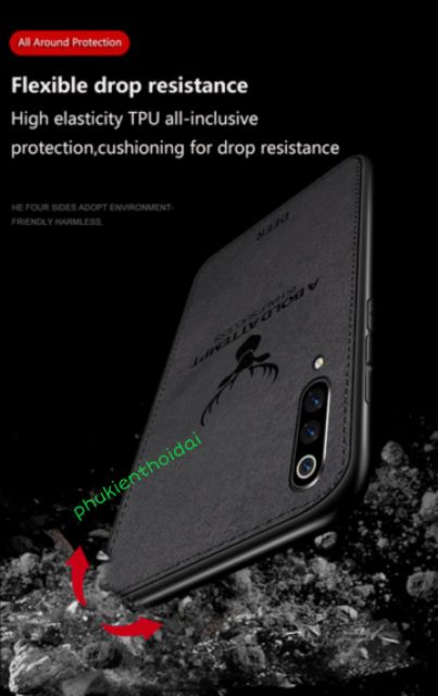 Ốp lưng Xiaomi Mi CC9 / Mi 9 Lite vải đầu hươu thời trang cao cấp