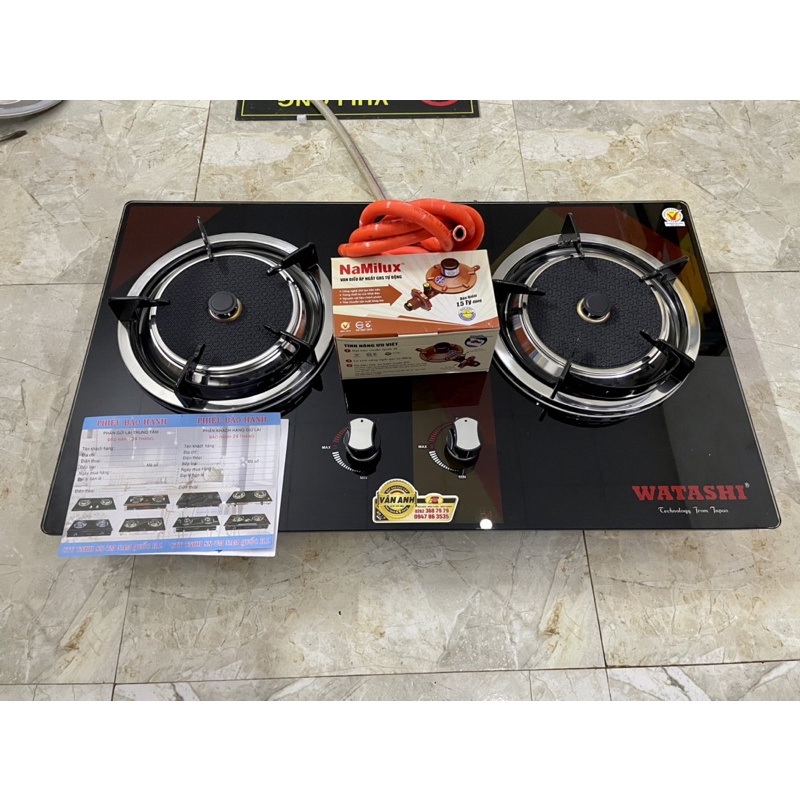 Bếp gas âm hồng ngoại Whatashi WA-09BA