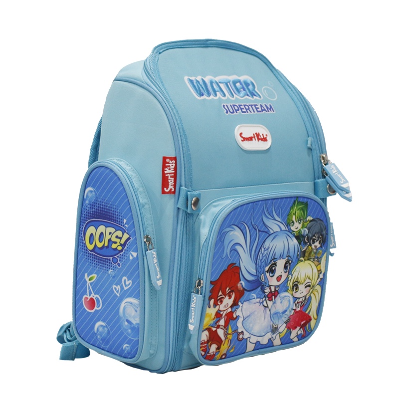 Balo b.bag chống gù super team-water b-011 xanh nhạt - ảnh sản phẩm 3