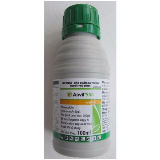 ANVIL 5SC đặc trị khô vằn, rỉ sắt, nấm hồng, phấn trắng, lỡ cổ rễ trên Phong Lan, Mai, cây kiểng