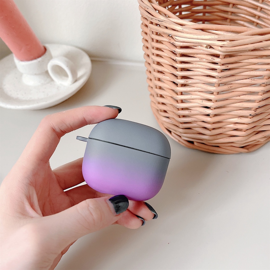 Vỏ Bảo Vệ Hộp Sạc Tai Nghe Bluetooth Không Dây Lenovo Thinkplus LP40 S / LP40 PRO Màu Gradient Chống Sốc