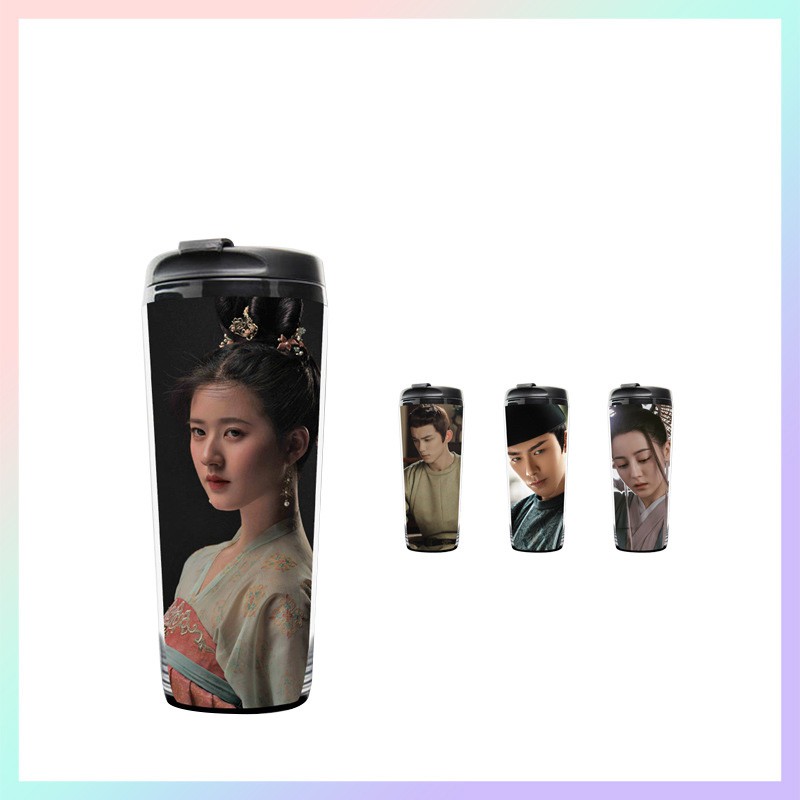 Bình nước IN HÌNH Trường ca hành Địch Lệ Nhiệt Ba Ngô Lỗi dễ thương tiện lợi