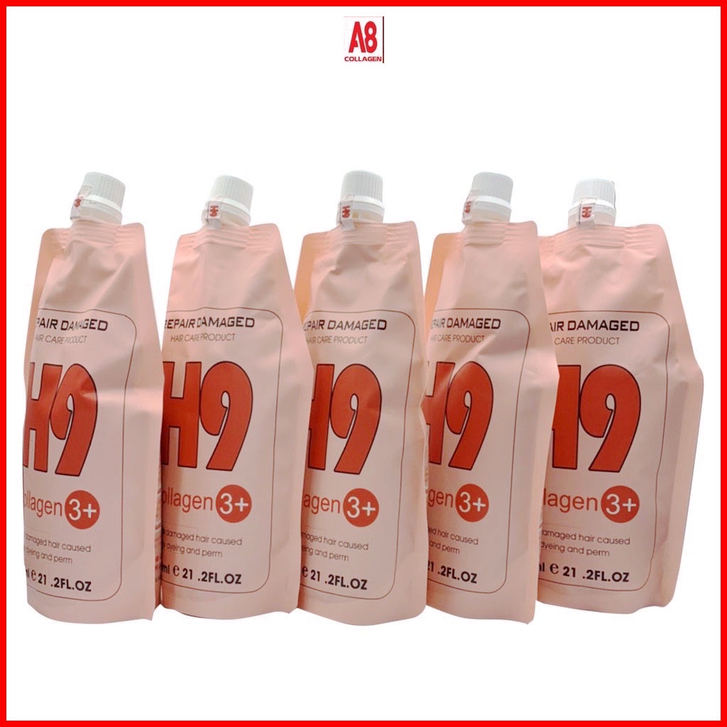 Hấp Siêu Phục Hồi Tóc Hư Tổn COLLAGEN H9 - 500ml Cao Cấp