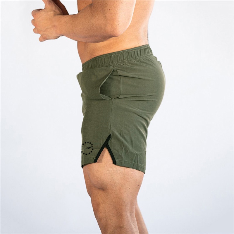 Quần short thể thao thoáng khí nhanh khô thiết kế thời trang cho nam