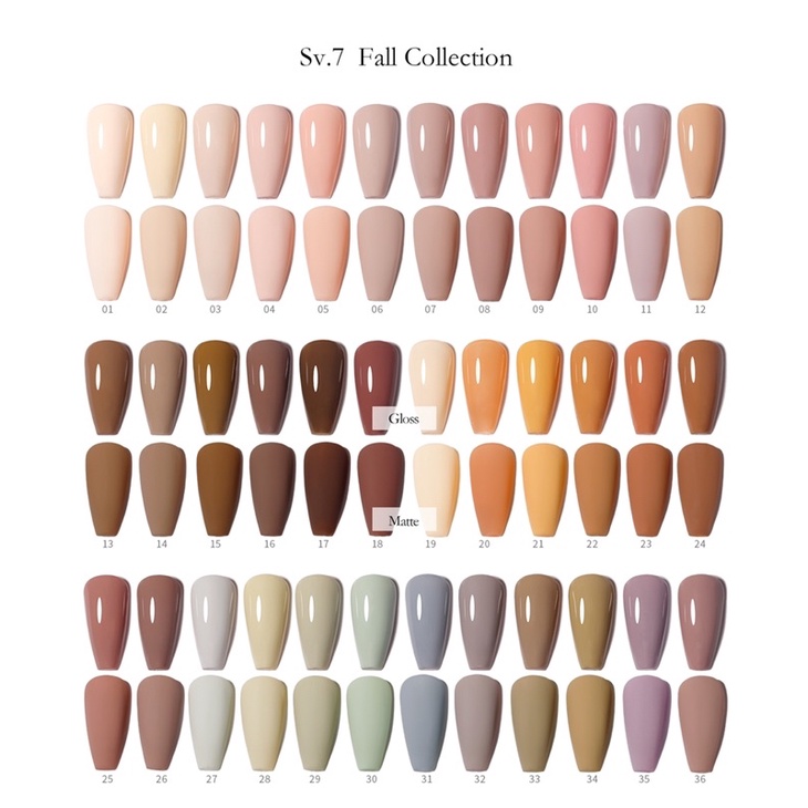 Sơn gel set 36 màu vendeeni tặng kèm bảng màu