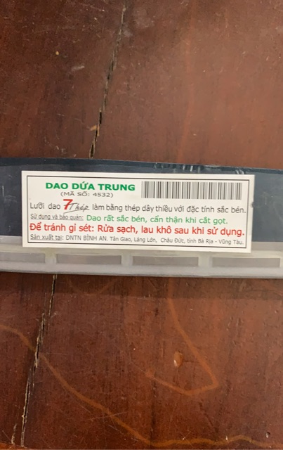 Dao Dứa Trung Chuôi Xanh