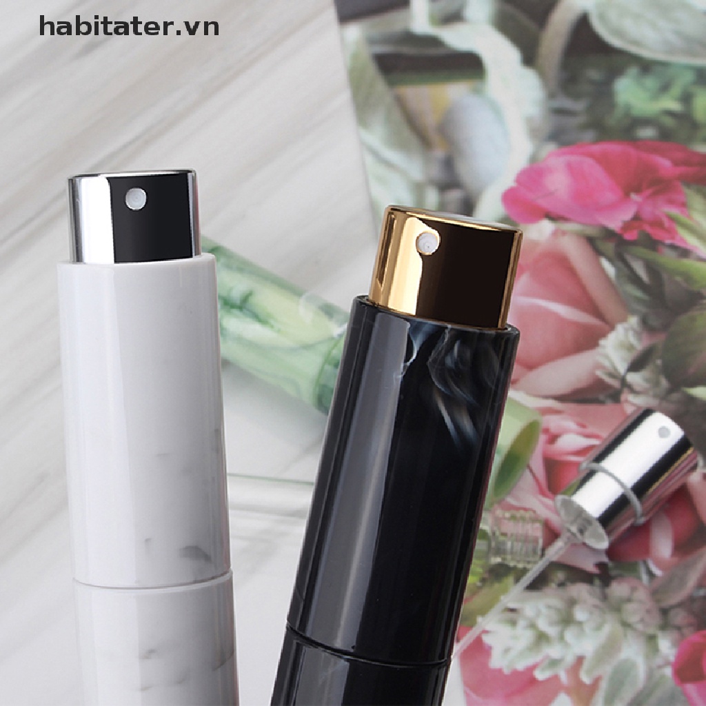 Chai Rỗng Đựng Nước Hoa Dạng Xịt Họa Tiết Cẩm Thạch Có Thể Đổ Đầy