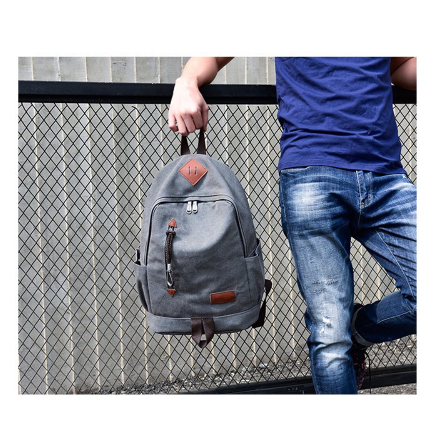 Balo nam vải canvas cao cấp phong cách mới