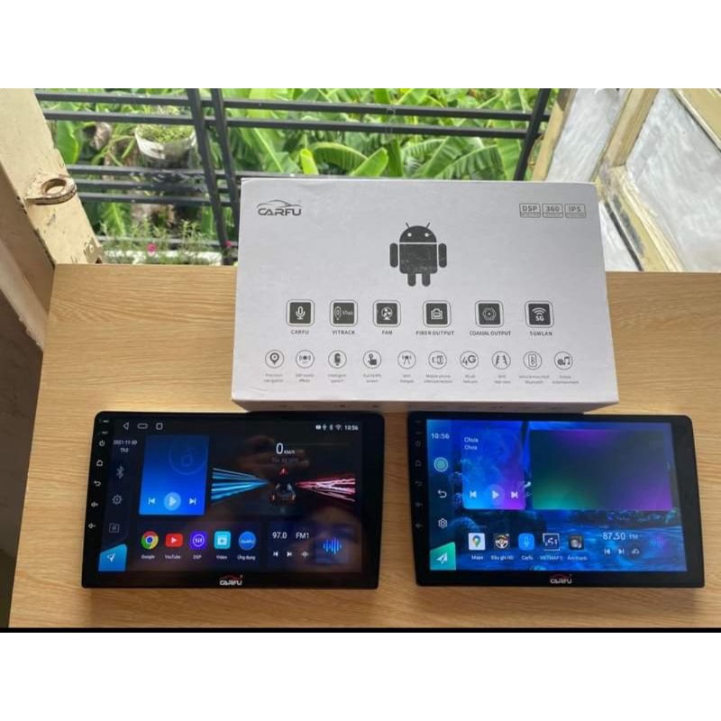 MÀN HÌNH ANDROID CARFU C8 TS8 RAM 2GB/32GB CẮM SIM 4G FULL TÍNH NĂNG PHIÊN BẢN MỚI 2022