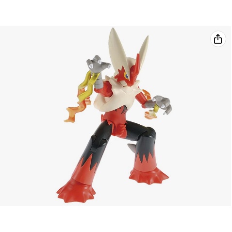 Mô hình lắp ráp Pokemon Plastic Model Collection 37 Mega Blaziken Bandai 4573102581761 Mega Bursyamo