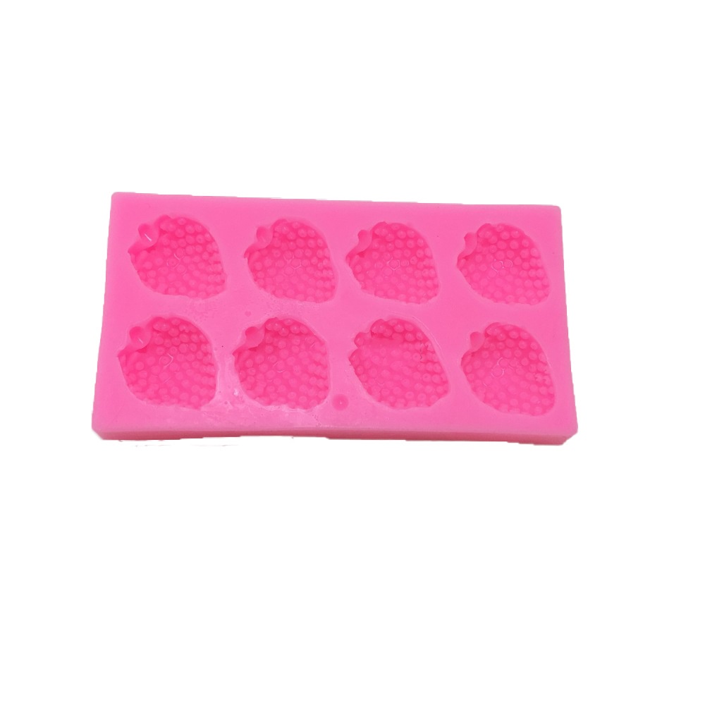 Khuôn Silicone Làm Bánh Kẹo Hình Trái Dâu