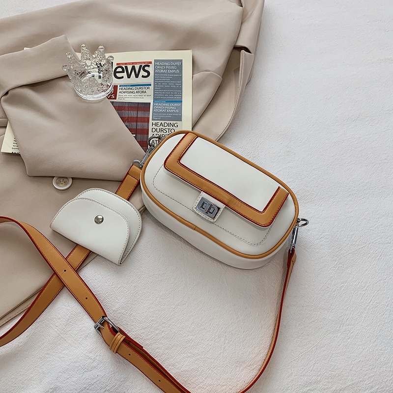 Túi đeo vai IELGY hình vuông nhỏ nhắn màu sắc nổi bật phong cách phương tây dành cho bạn nữ