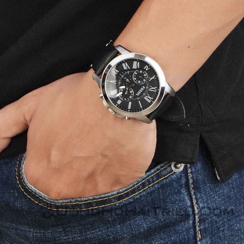 Đồng Hồ Nam FOSSIL FS4812 Dây Da Size 42mm Chạy Full 6 Kim Hàng Cao Cấp - Bảo Hành 24 Tháng | BigBuy360 - bigbuy360.vn