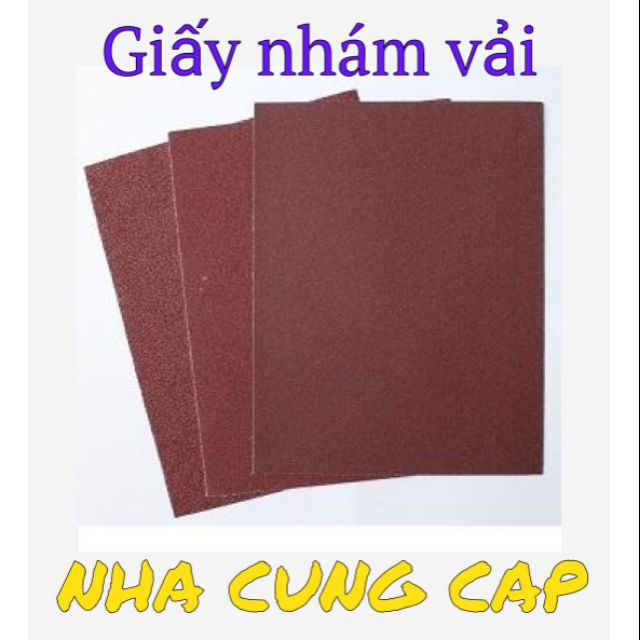 (GIÁ HỦY DIỆT) GIẤY NHÁM VẢI GIÁ RẺ