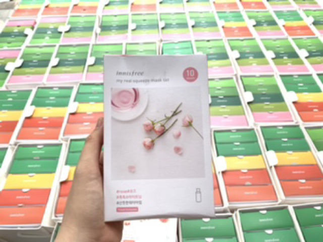 Combo mặt nạ innisfee 50 miếng đủ mùi