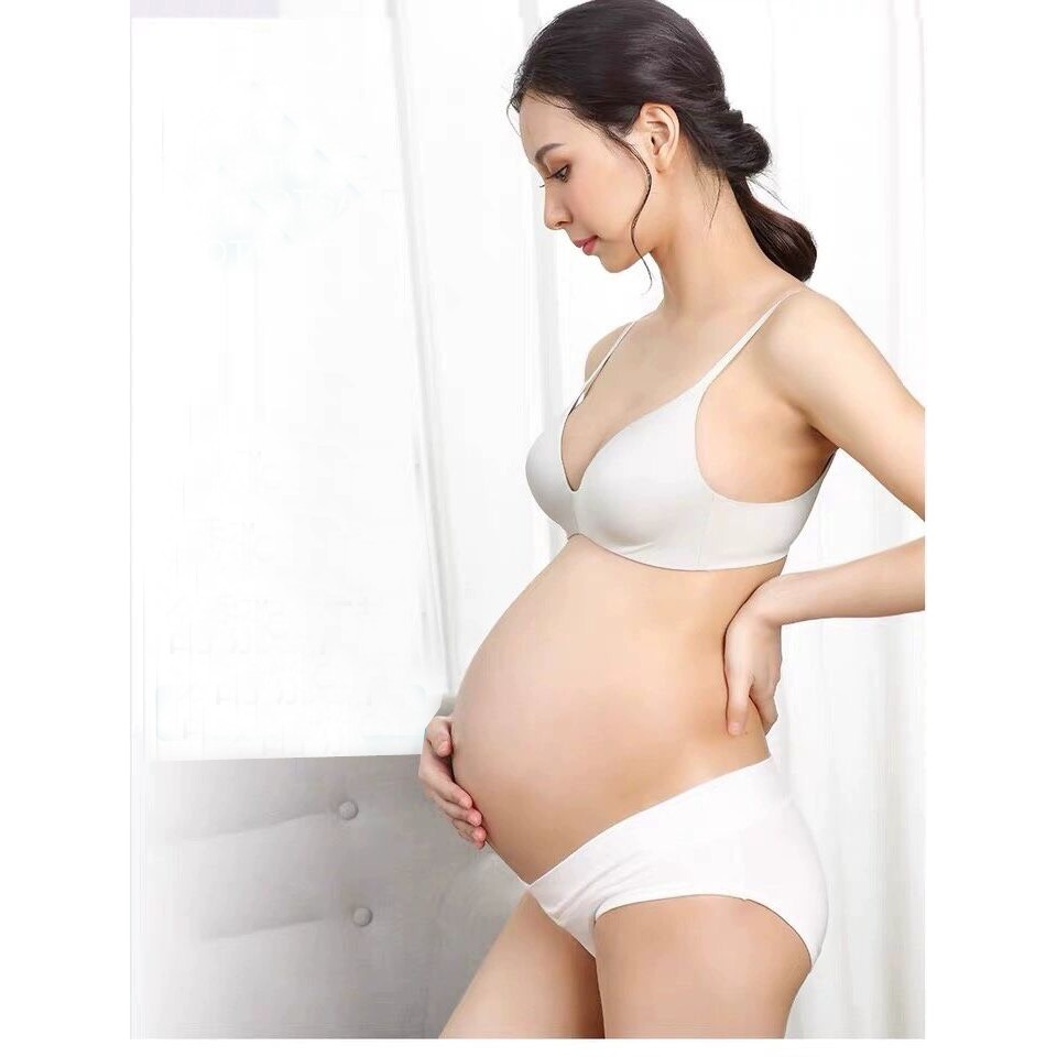 01 Quần lót bầu và sau sinh không viền may chất su đúc mềm, mát , kháng khuẩn bigsize 83kg cho mẹ bầu