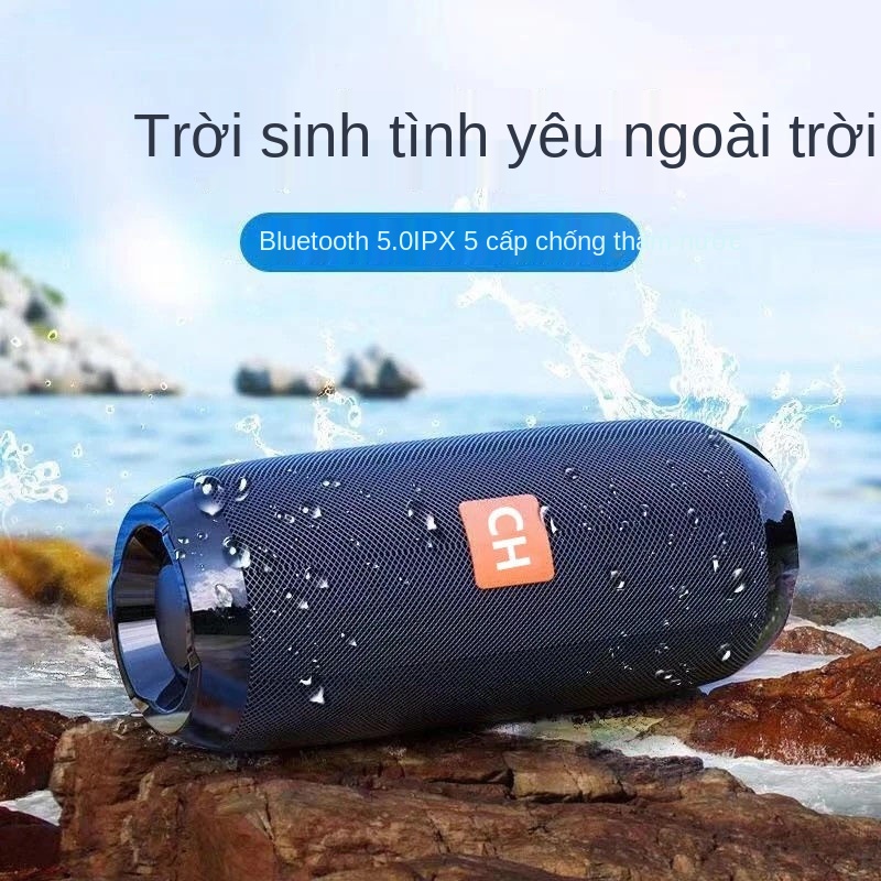 Loa Bluetooth không dây âm lượng lớn ngoài trời thẻ máy tính xe hơi nhỏ thanh siêu trầm trọng