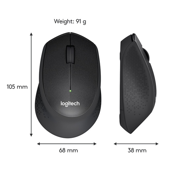Chuột không dây Logitech M330 Silent Plus - Logitech M330 Silent Plus Wireless Mouse