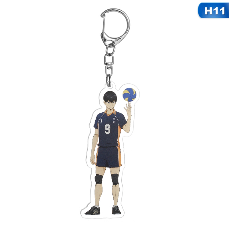 flowersqueen Móc khóa hình nhân vật Anime Haikyuu cá tính