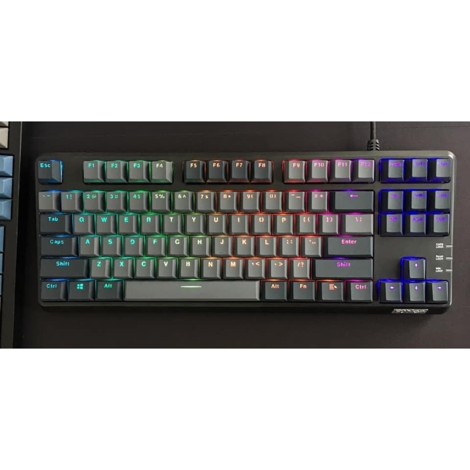 Phím cơ Fuhlen M87s chính hãng keycap pbt sa