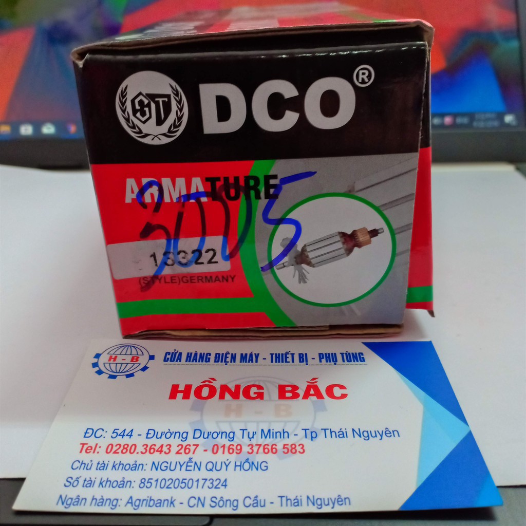01 Rotor lắp máy mài crown CT13322- Ro 3005