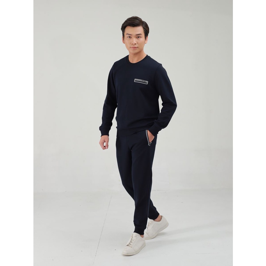 Bộ đồ thu đông nam ARISTINO dệt bo viền ấn tượng ALH003W9