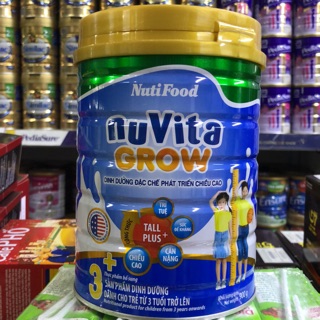 Sữa bột Nuvita Grow 3+- 900g