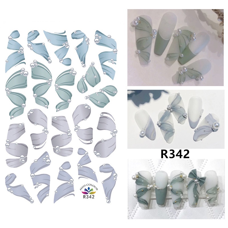 Miếng Dán Trang Trí Móng Tay In Họa Tiết Dễ Thương DIY