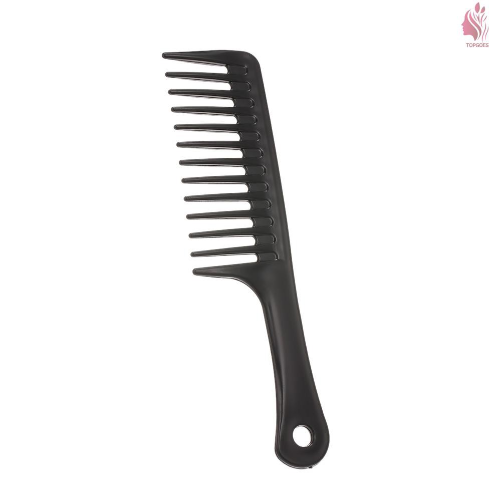 Lược chải tóc răng rộng 24.5cm bằng nhựa abs màu đen chống nóng tạo kiểu tóc