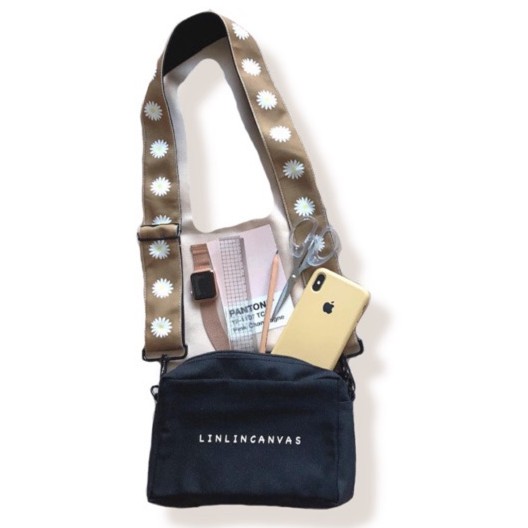[Mã WABRBAGS giảm 20K đơn 99K] LINLINCANVAS Túi Hộp nhiều màu + quai ( shop sẽ inbox chọn quai khi có order )