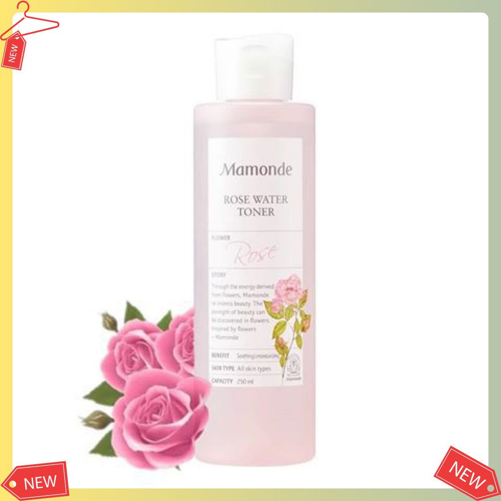 [SHOPEE TRỢ GIÁ]NƯỚC HOA HỒNG TONER MAMONDE 250ML