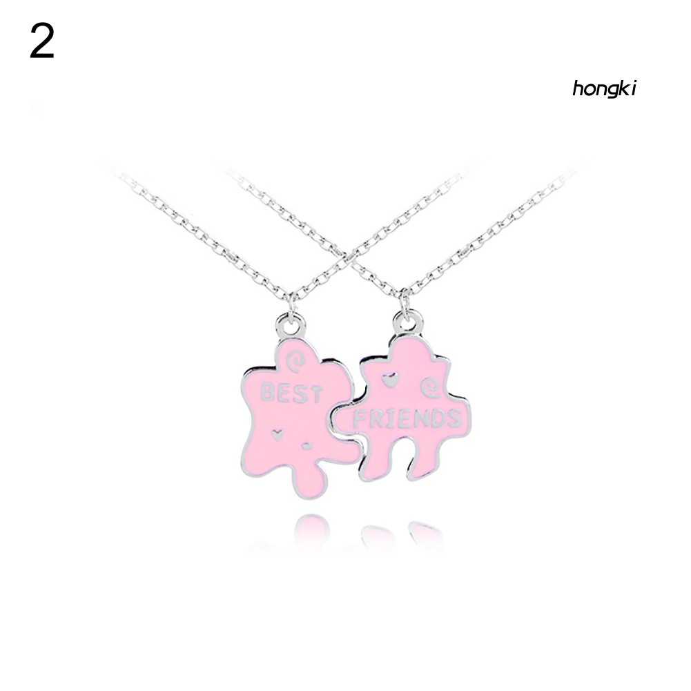 (Hàng Mới Về) vòng cổ Mặt Hình Chữ Best Friend Thời Trang Cho Nam Nữ