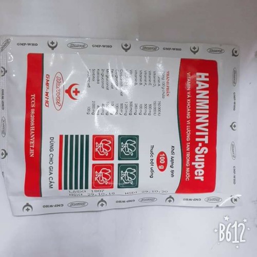 hamivitsuper 100g bổ sung vi ta min và khoáng chât thiết yếu cho vật nuôi