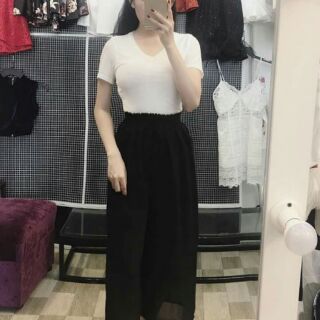 Quần ống rộng ( hàng thiết kế )dài 60cm