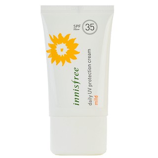 KCN cho da dầu, da mụn nhạy cảm hàng Ngày Innisfree Daily Uv Protection Cream Mild SPF35 PA+++