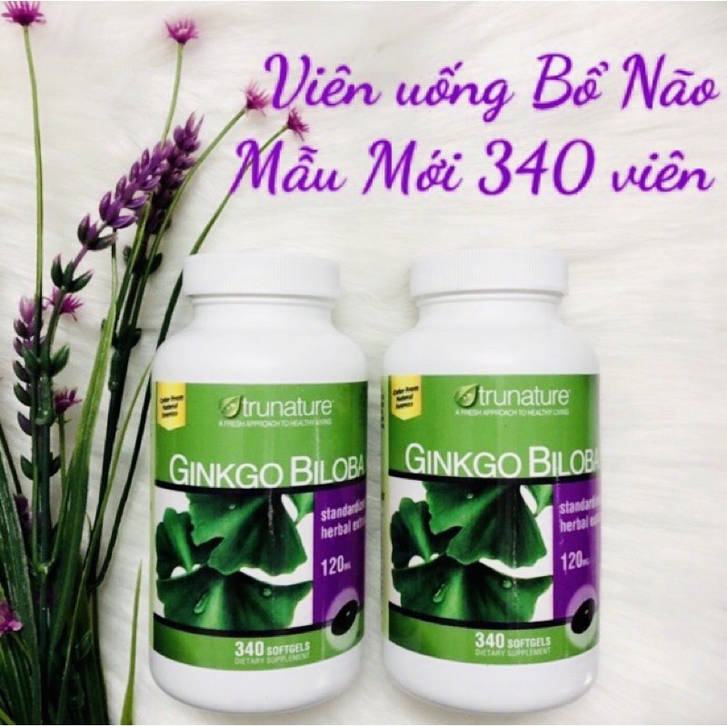 Date 8/2023] Mẫu mới GINKGO BILOBA chai 340 viên | Thế Giới Skin Care