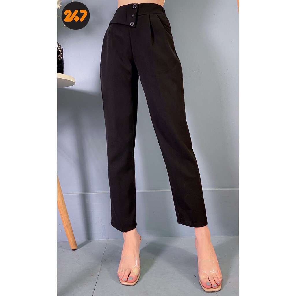 Quần baggy 3 cúc vạt lệch | BigBuy360 - bigbuy360.vn