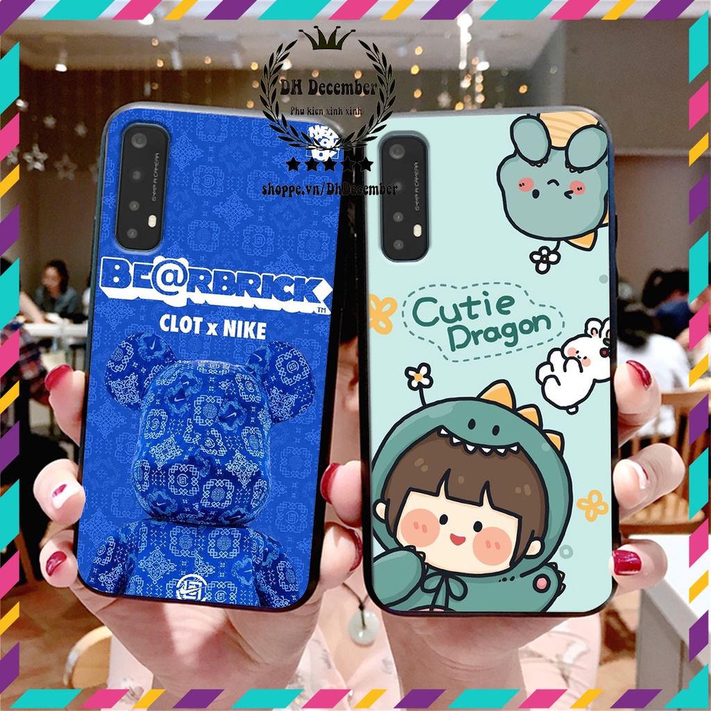 Ốp lưng Realme 7 in hình 3D lucky, gấu Brick xinh xắn - KHÔNG NÊN BỎ LỠ
