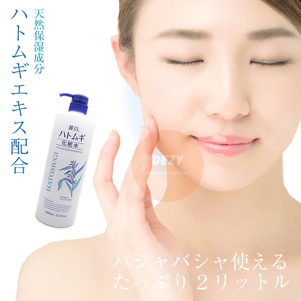 Nước Hoa Hồng Hatomugi Ý Dĩ Lotion Reihaku Hàng Nhật Chính Hãng - Toner Dưỡng Ẩm Dưỡng Trắng Ngừa Lão Hoá Skincare Dezy