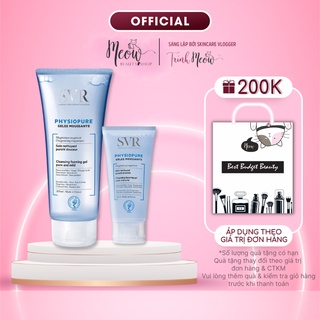 Gel rửa mặt SVR dành cho da nhạy cảm Physiopure Gelee Moussante 50ml - 200ml