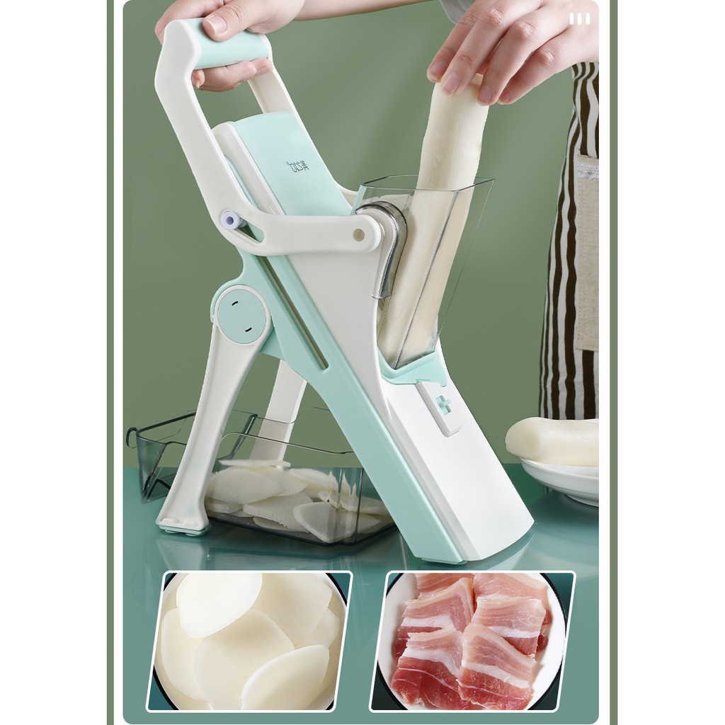 Dụng cụ bào rau củ quả thái thít nạo rau củ quả cao cấp 5 chức năng thông minh bảo hành 12 tháng