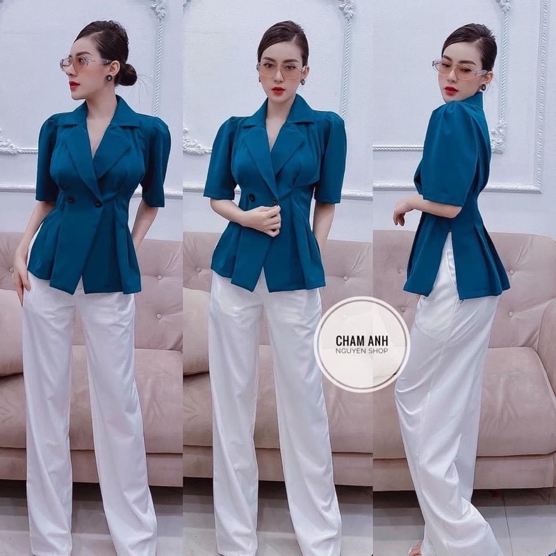 Áo vest tay bồng bo eo | BigBuy360 - bigbuy360.vn