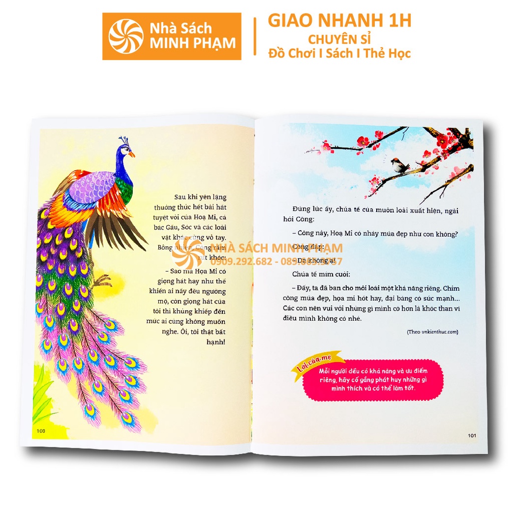 Sách - Truyện đọc cho bé trước giờ đi ngủ phát triển tư duy ngôn ngữ nuôi dưỡng tính cách cho bé